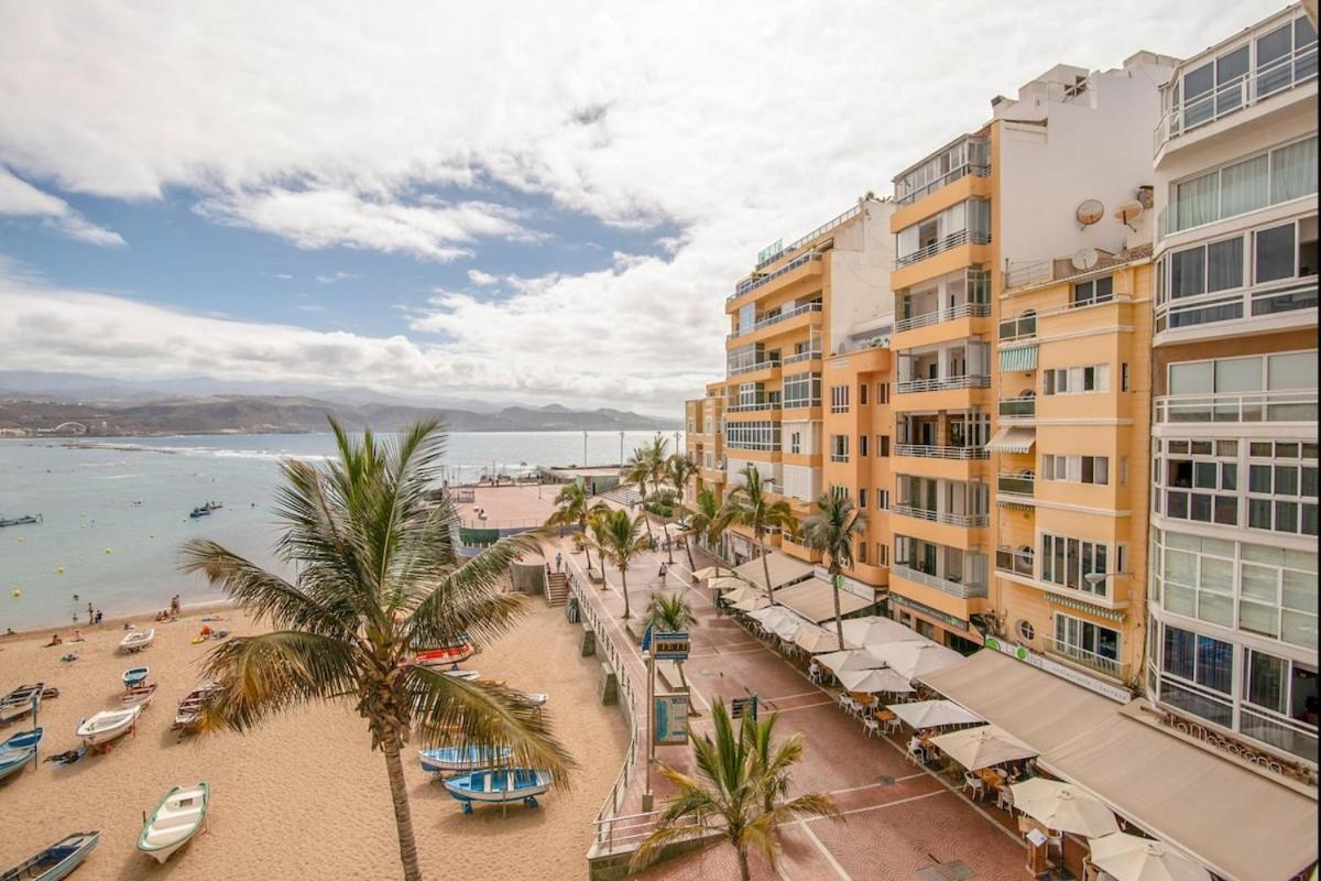 En Primera Linea De La Playa De Las Canteras Vista Al Mar Las Palmas de Gran Canaria Extérieur photo