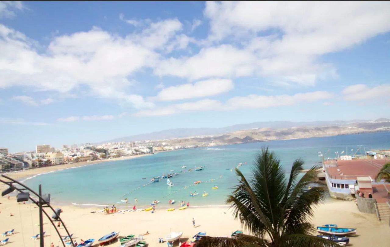 En Primera Linea De La Playa De Las Canteras Vista Al Mar Las Palmas de Gran Canaria Extérieur photo